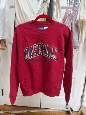 Gear For Sports Red "BASEBALL Hall of Fame" Pullover Sweatshirt